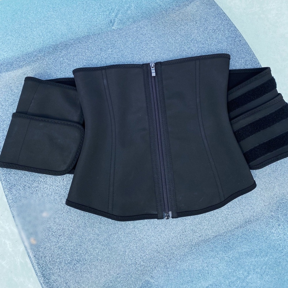 Womens Corset Latex Waist Trainer Shapewear - Picture 10 of 13